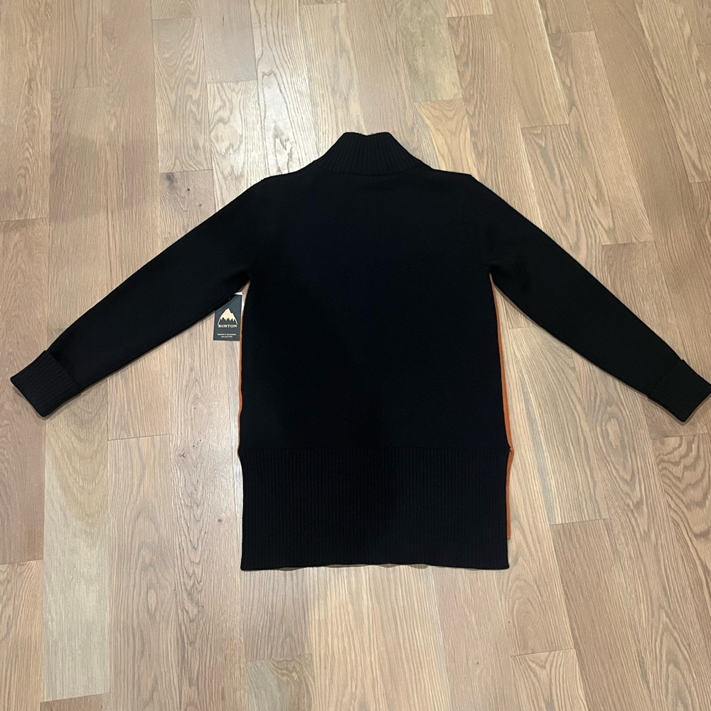 Women's Burton Larosa Sweater Black/Penny Size S - Picture 5 of 6